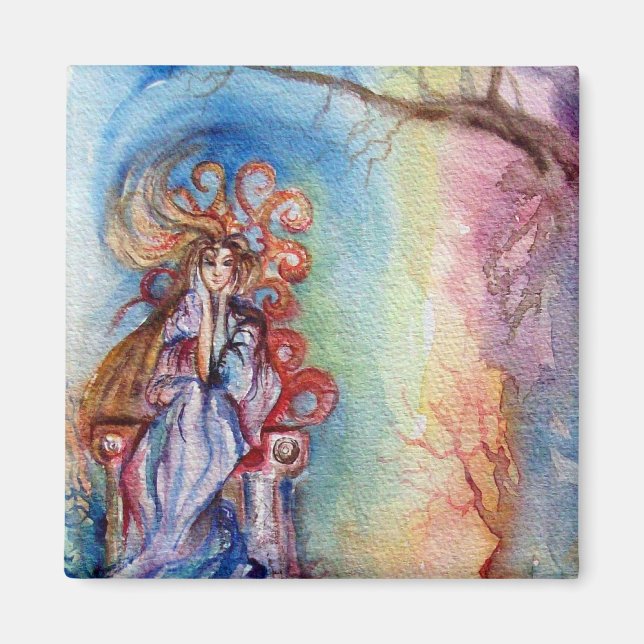 Imán DAMA DEL LAGO, Mágica y Misterio (Frente)