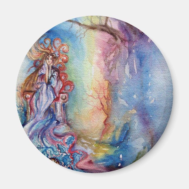 Imán DAMA DEL LAGO, Mágica y Misterio (Frente)