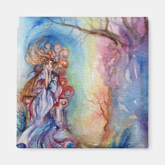 Imán DAMA DEL LAGO, Mágica y Misterio (Frente)