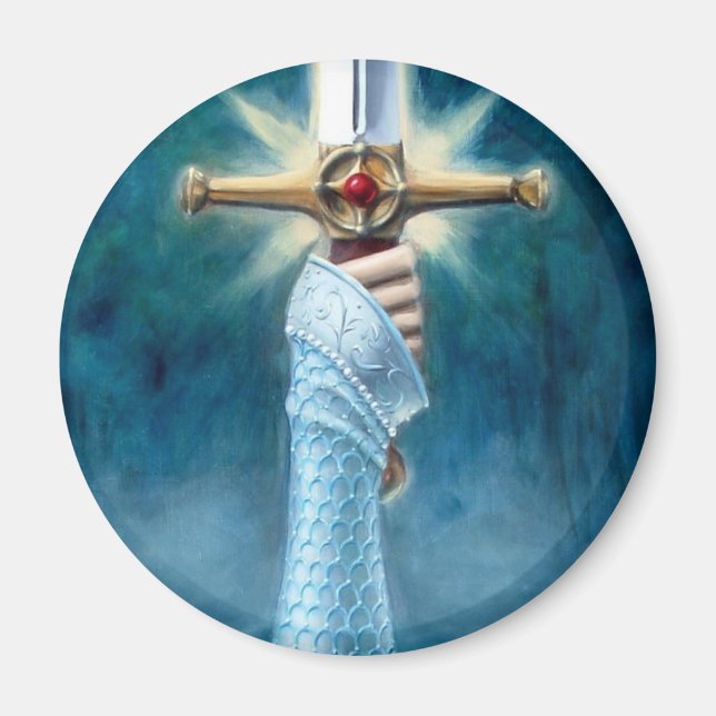 Imán Dama del lago Magnet (Frente)