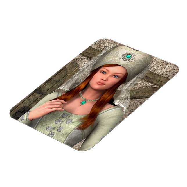 Imán Dama Medieval (Lado Izquierdo)