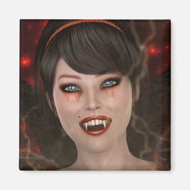 Imán Dama vampiro (Frente)