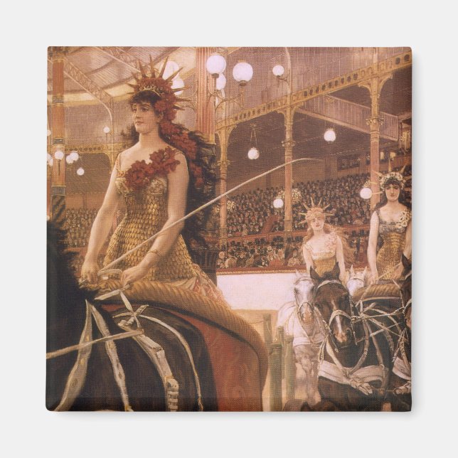 Imán Damas de los coches (alias Circus) de James Tissot (Frente)