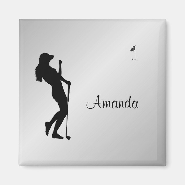 Imán Damas Golfer Personal (Frente)