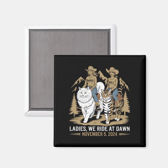 Imán Damas: Viajamos Al Amanecer, Kamala Harris Walz (Anverso/Reverso)