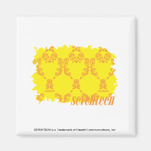 Imán Damasco 2 amarillo-naranja