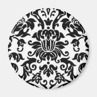 Imán Damasco blanco y negro
