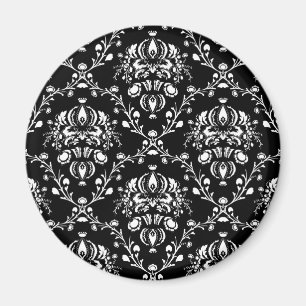 Imán Damasco blanco y negro