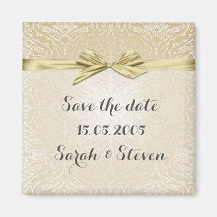 Imán Damasco de la cinta de la aguja dorada Guardar la 