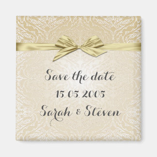 Imán Damasco de la cinta de la aguja dorada Guardar la