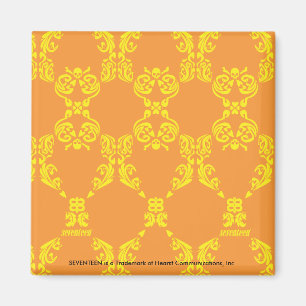 Imán Damasco naranja-amarillo
