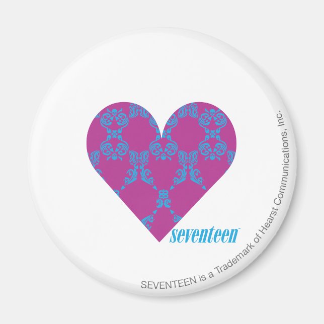 Imán Damask Aqua-Purple 4 (Frente)