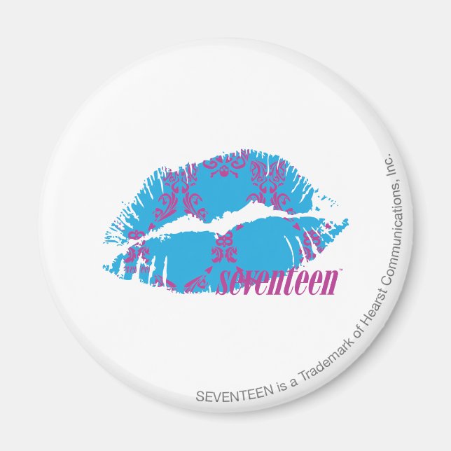 Imán Damask Purple-Aqua (Frente)