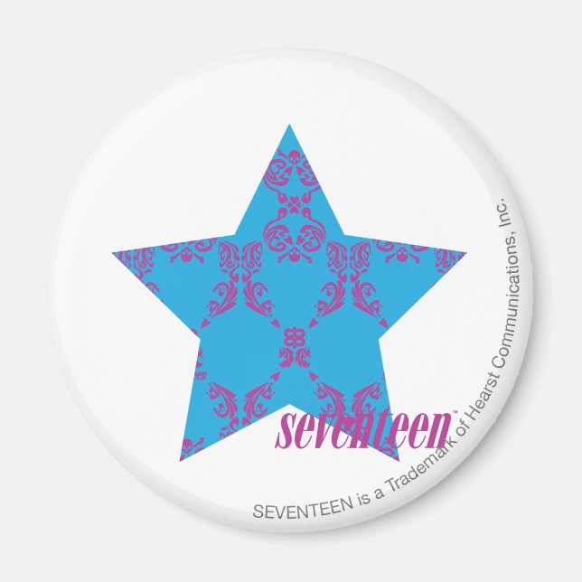 Imán Damask Purple-Aqua 2 (Frente)