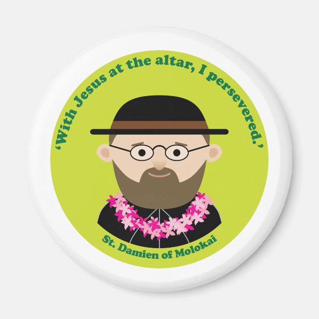 Imán Damien de Molokai (Frente)