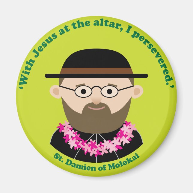 Imán Damien de Molokai (Frente)