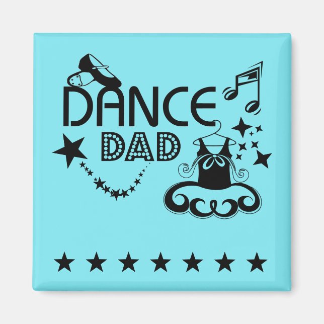 Imán Dance Dad Magnet (Frente)