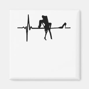 Imán Dance Heart Beat con Stiletto She