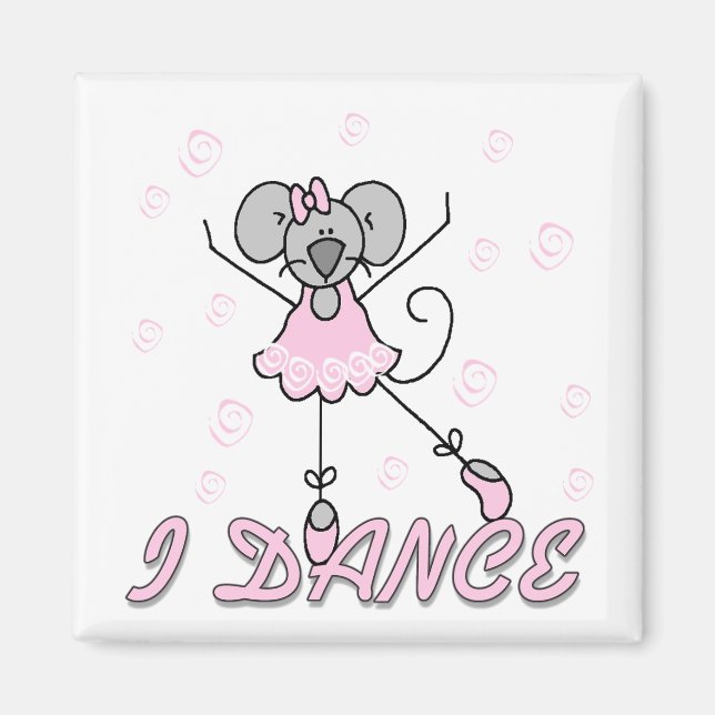 Imán Dance Mouse Ballet Magnet (Frente)