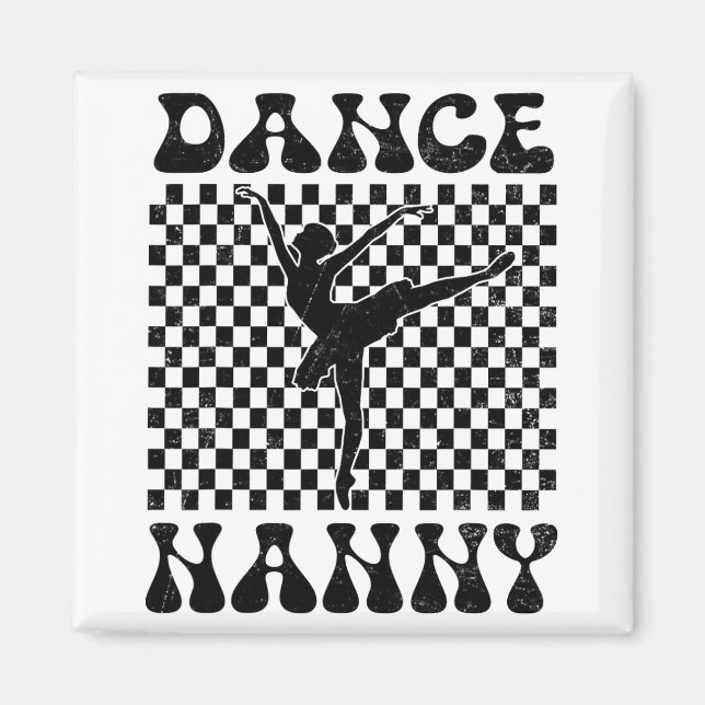 Imán Dance Nanny Dance Lover Día de la Madre (Frente)