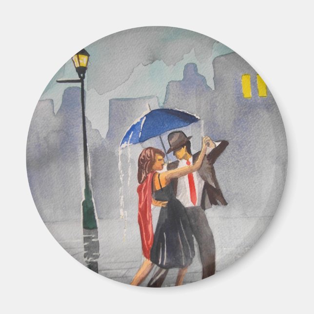 IMÁN DANCING COUPLE UMBRELLA (Frente)