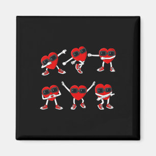 Imán Dancing Hearts Dance Challenge Niños Día de San Va