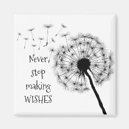 Imán Dandelion Wishes Design Magnet