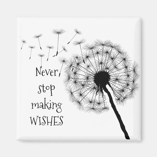Imán Dandelion Wishes Design Magnet (Frente)