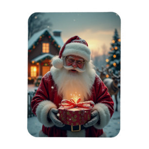 Imán Dando regalos a los Navidades