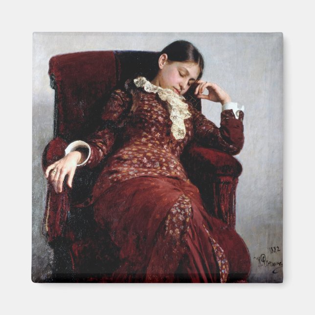 Imán Dando un descanso, Ilya Repin (Frente)