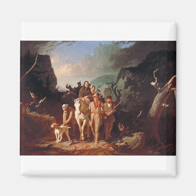 Imán Daniel Boone escolta a los colonos (Frente)