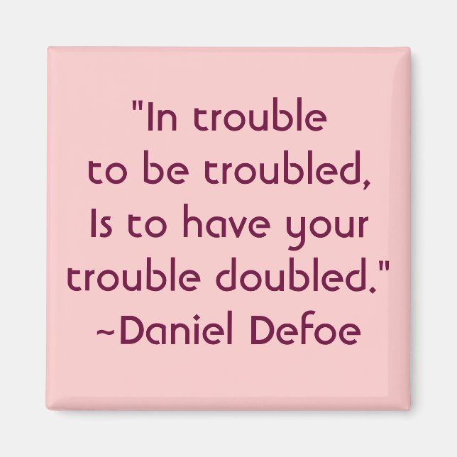 Imán Daniel Defoe Worry Cote (Frente)