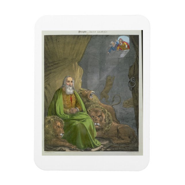 Imán Daniel en la guarida de los Leones, de una biblia  (Vertical)