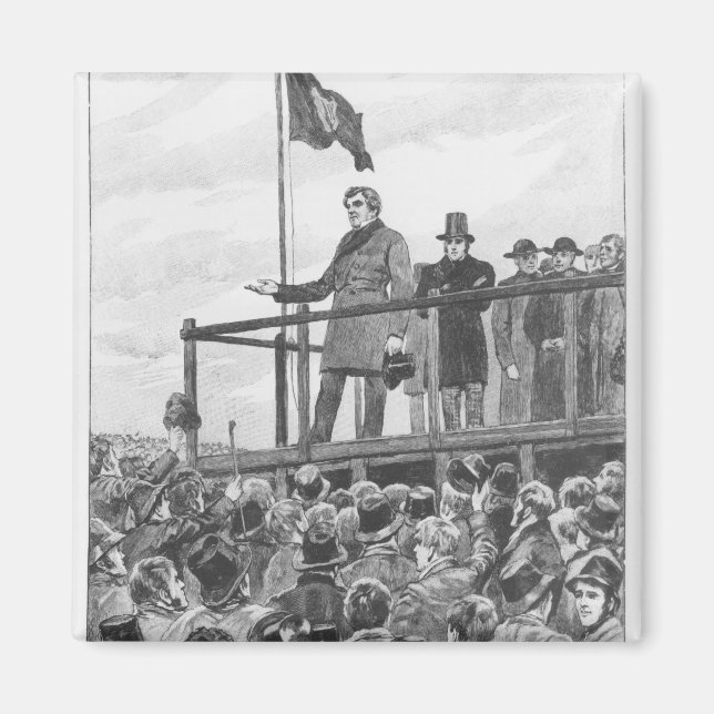 Imán Daniel O'Connel en la reunión de Trim (Frente)