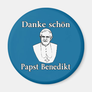 Imán Danke Schon Papa Benedict