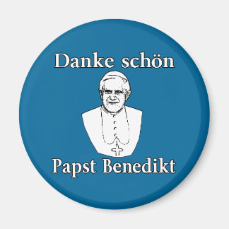 Imán Danke Schon Papa Benedict