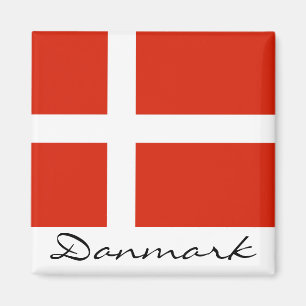 Imán Danmark con Dannebrog