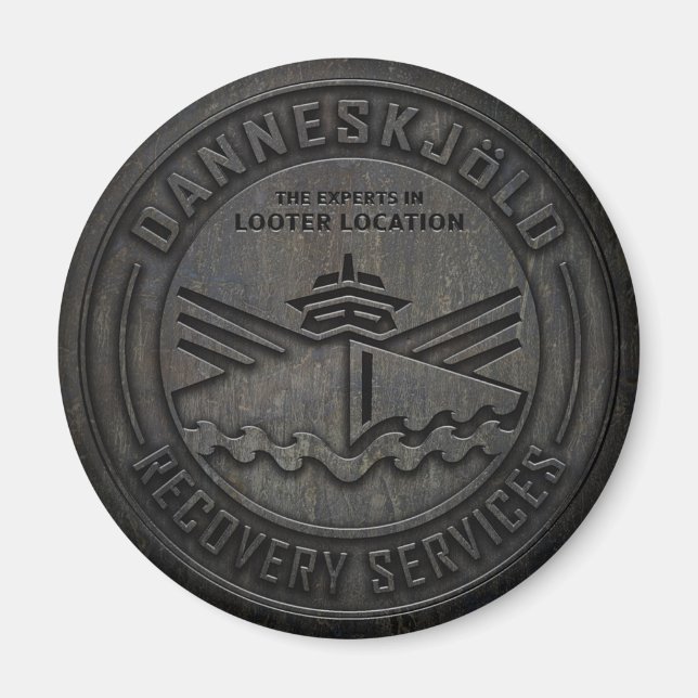 Imán Danneskjold Recovery Services Magnet (Frente)