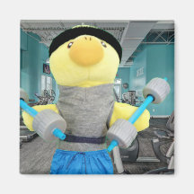 Danny Duck en el gimnasio