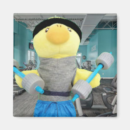 Imán Danny Duck en el gimnasio