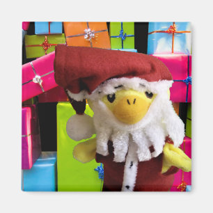 Imán Danny Duck Santa - Aventura de Navidad