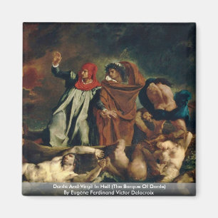 Imán Dante y Virgil en el infierno (la barca de Dante)