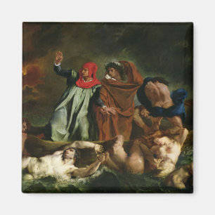 Imán Dante y Virgil en el mundo terrenal, 1822