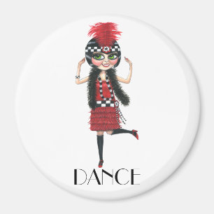 Imán Danza 1920 Costume Gran Chica de Flapper Ojo