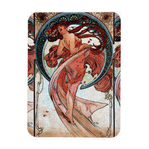 Imán Danza de Alfons Mucha 1898