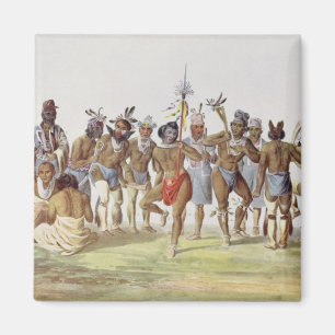 Imán Danza de guerra del Sauks y de los zorros