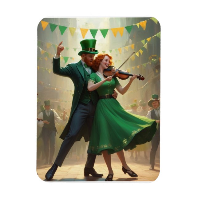 Imán Danza de San Patricio (Vertical)