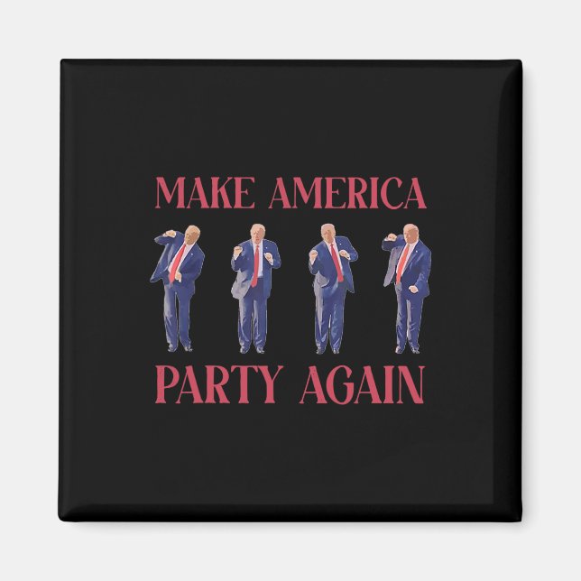 Imán Danza divertida de Trump (Frente)
