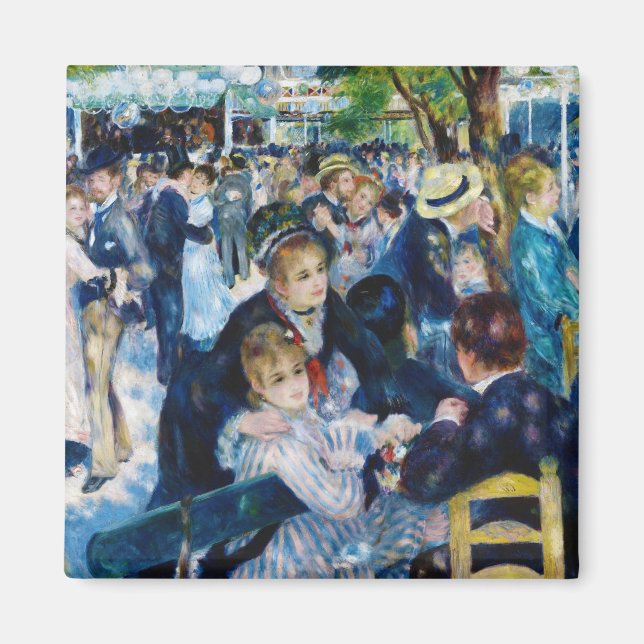 Imán Danza en el Moulin de la Galette Auguste Renoir (Frente)