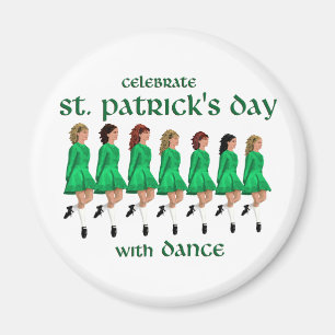 Imán Danza irlandesa de step celebra el Día de San Patr